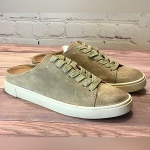 Frye Ivy Low Lace Mule Silky Suede Size 6